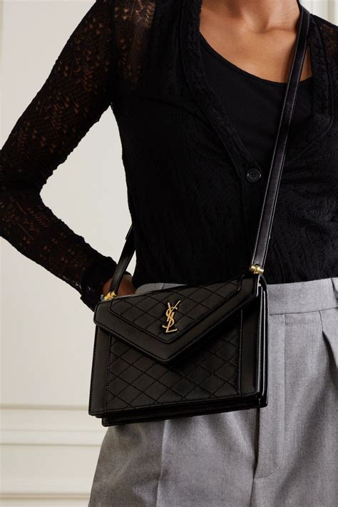 SAINT LAURENT Gaby quilted leather shoulder bag 